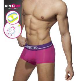 Addicted Cockring Swimderwear Briefs - Neon Pink