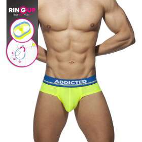 Addicted Neon Contrast Brief - Underwear Expert