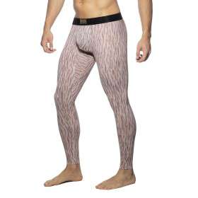Men's Sexy Printed Thin Thermal Underwear Cotton Leggings Long Johns Pants