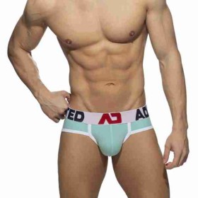 Addicted men's sexy underwear with high cross letters and low waist fashion  loose cotton tide Korean briefs