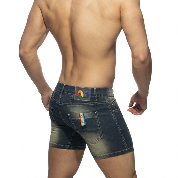RAINBOW TAPE SHORT JEANS